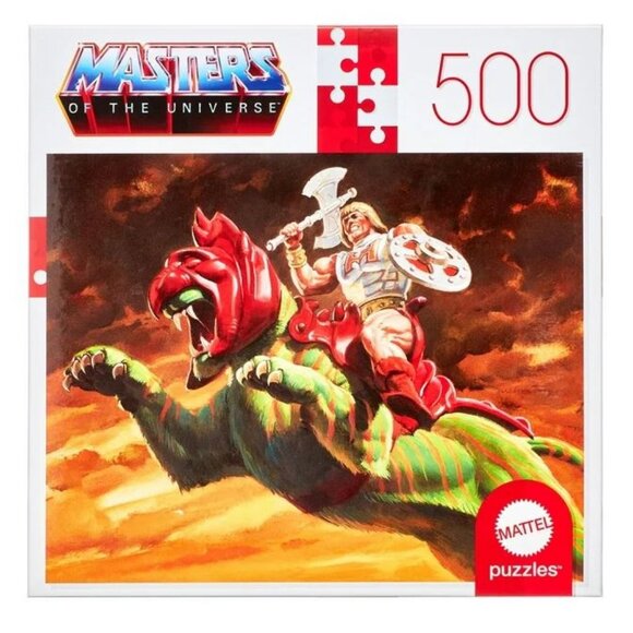 NEW Masters of the Universe Jigsaw Puzzle 500 Pieces Poster He-Man Heman Battle - Picture 1 of 8